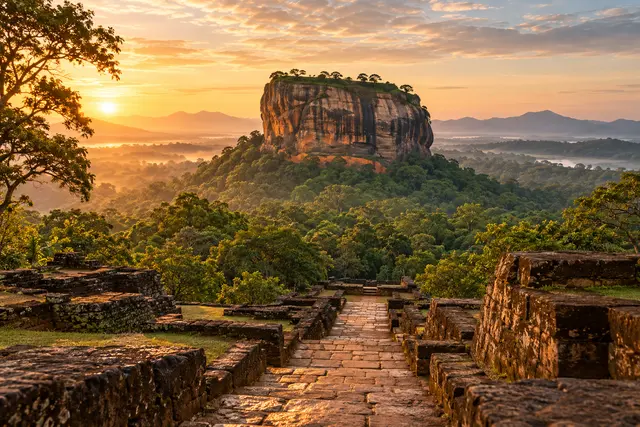 Illustrative Sri Lankan landscape