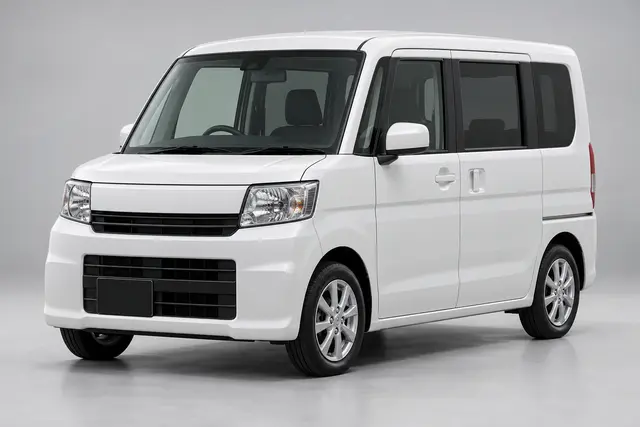 Illustration of a minivan